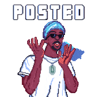 Shades Chilling Sticker by Flossquiat