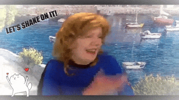 socialwebcafe happy dance shake hands shake on it sailboats GIF