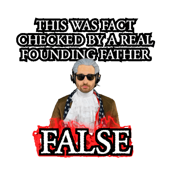 Fact Check Thumbs Down Sticker