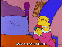 tired homer simpson GIF