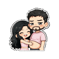 anuragita anuragita anurag anuragita stickers couple stickers Sticker