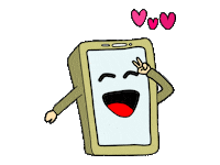 phone love Sticker