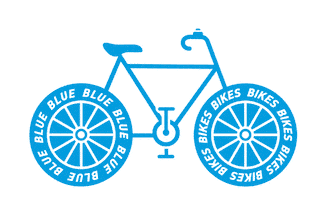 New Orleans Bikes Sticker by Louisiana Blue