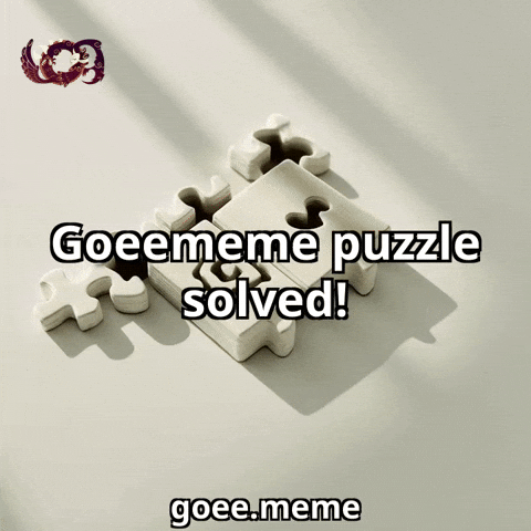 Crypto Puzzle GIF by Goeememe