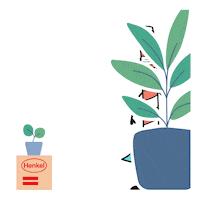 Plants Hello Sticker by Henkel Sustainable Packaging Solutions