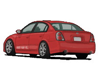 Race Nissan Sticker by kneapolitan