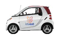 istaeat food cool car healthy Sticker
