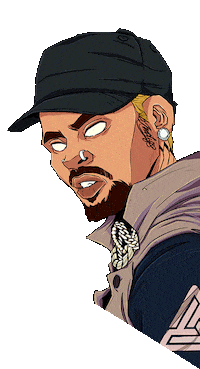 Young Thug Sticker by Chris Brown