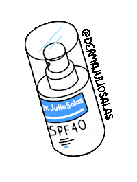 dermajuliosalas skincare acne scar pimple Sticker