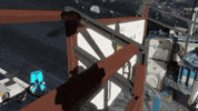 EchoGames gaming space rock flying GIF