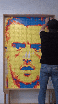 Three Lions Art GIF