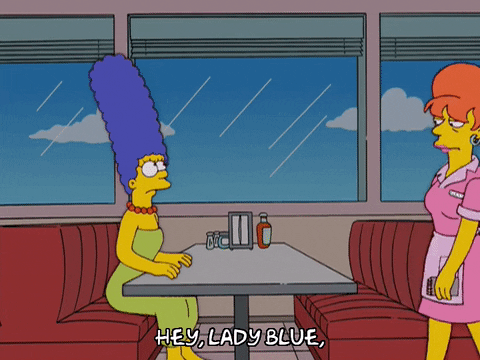 marge simpson greetings GIF