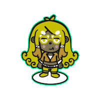 Happy Girl Sticker