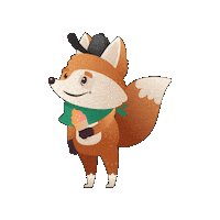Fox Orange Sticker by BikeUP