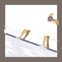 cheval blanc snow Sticker