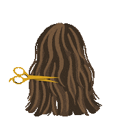 Hair Haircut Sticker by ArielleDesignsHair