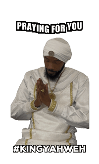 Praying For You Sticker by KING YAHWEH GLOBAL
