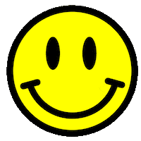 Happy Smiley Face Sticker