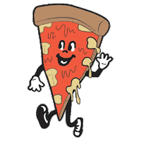 Cheese Pizza Sticker by Joanie Clothing