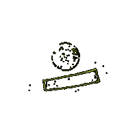 Glass Floating Sticker by Larkins