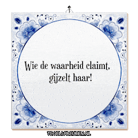 Spreuk Spanning Sticker by Tegelspreuken.nl