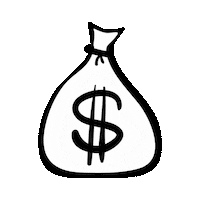 hansrinaldi money cash misfits stick figure Sticker