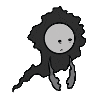 Sorry Stick Figure Sticker