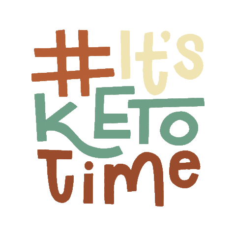 keto diet itsketotime Sticker by Keto Bars