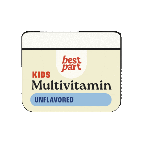 BestPartKids nutrition meal vitamin supplement Sticker