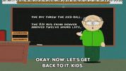 teacher writing GIF by South Park 