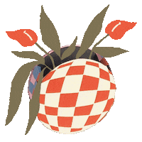 Flower Vase Sticker