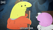 Scared Think About It GIF by Adult Swim