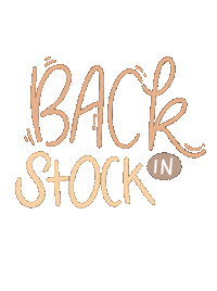 Backinstock Sticker