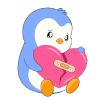 Sad Miss You Sticker by Pudgy Penguins