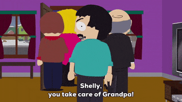 leaving hold up GIF by South Park 
