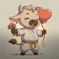 masterfurdinand heart flowers valentine master GIF