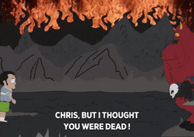 excited satan GIF by South Park 