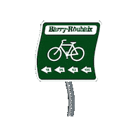 Directions Street Sign Sticker by Barry Roubaix