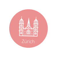 foodates travel church switzerland zurich Sticker