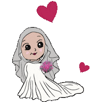 In Love Wedding Sticker