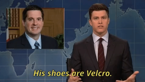colin jost his shoes are velcro GIF by Saturday Night Live