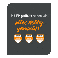 Hausbau Fertighaus Sticker by fingerhaus
