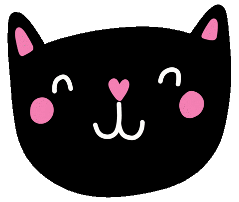 Cat Kitten Sticker by Nutmeg and Arlo