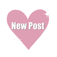 Heart New Post Sticker