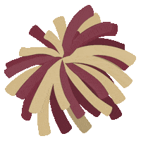 Florida State Fsu Sticker by College Colors Day