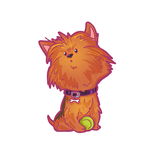 nixusojo art dog perro perrito Sticker