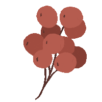 Fall Flowers Sticker