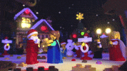 mickyrocca animation christmas 3d santa GIF