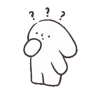 Confused Question Sticker