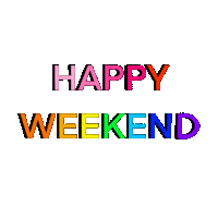 Weekend Happyweekend Sticker by Charliecosmetics